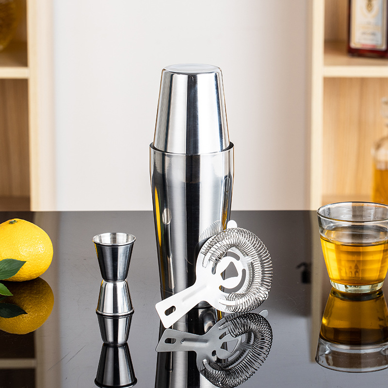 Stainless Steel Bar Tool Set C - Boston Shaker Set のレビューと価格