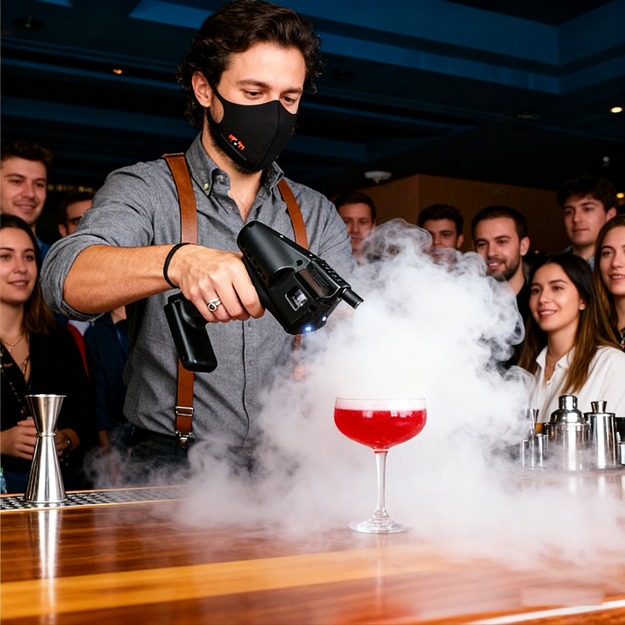 Cocktail Smoke Bubble Gun - US - Smoking Gun Kit のレビューと価格