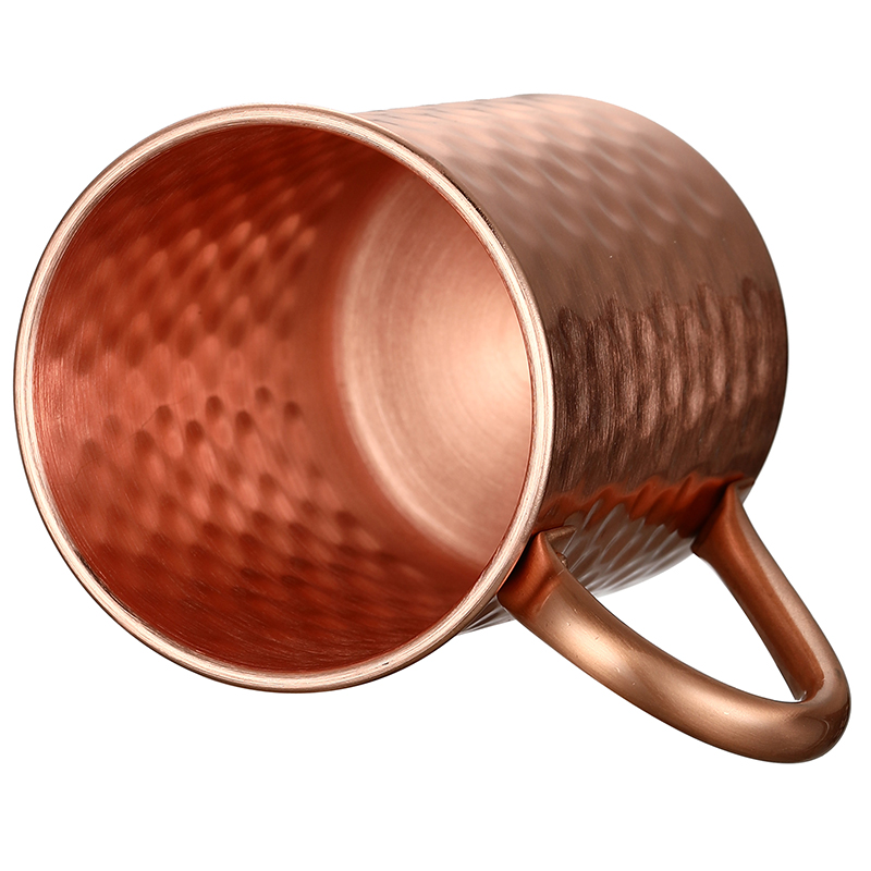 Hammered Copper Plated Stainle - Mule Copper Mug のレビューと価格