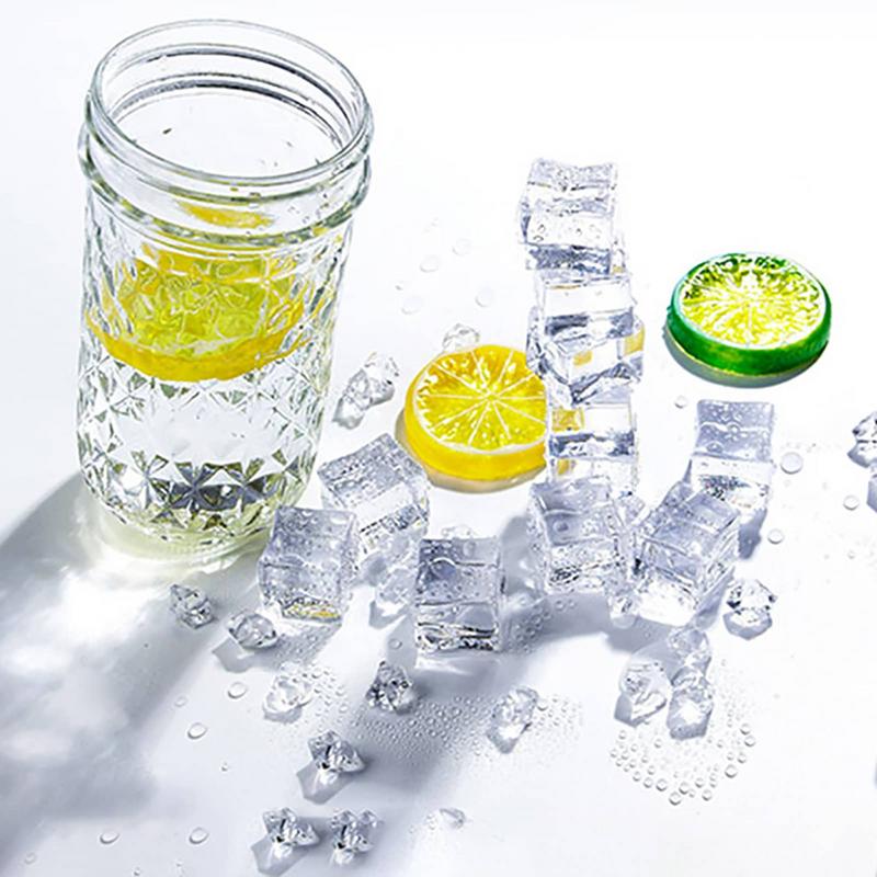 50PCS 3D Acrylic Fake Ice Cube - Ice Mold Sphere のレビューと価格