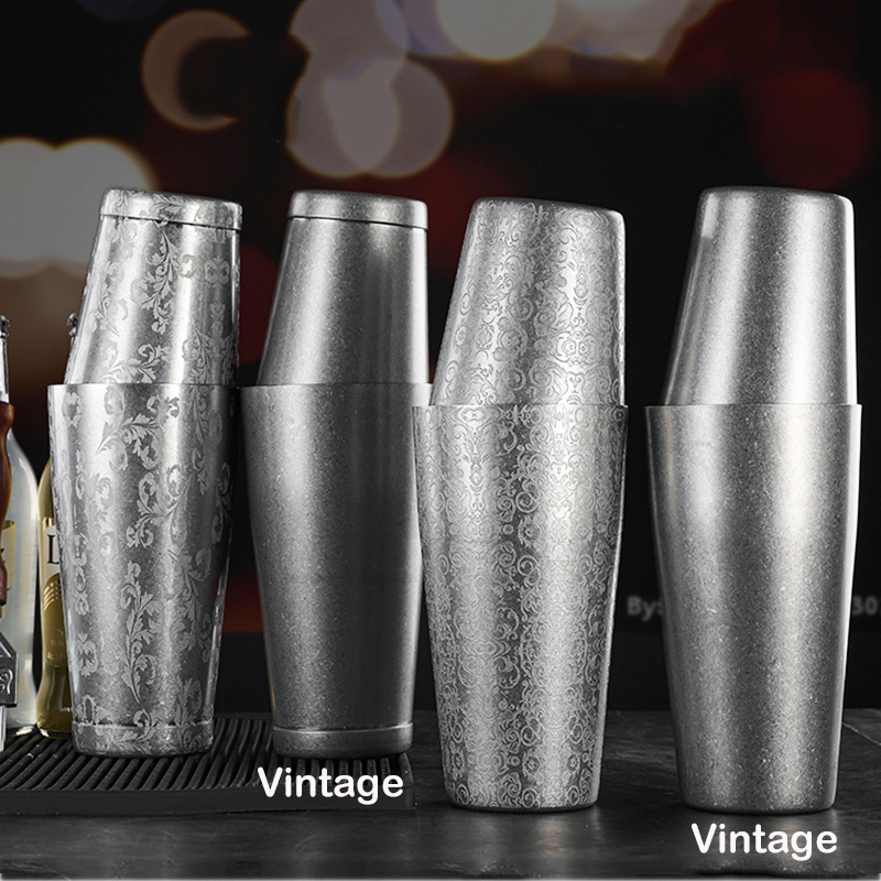 2 Pieces Boston Cocktail Shake - Boston Shaker Set のレビューと価格
