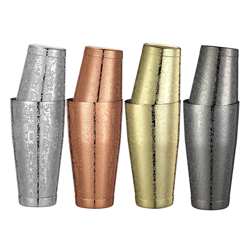 2 Pieces Boston Cocktail Shake - Boston Shaker Set のレビューと価格