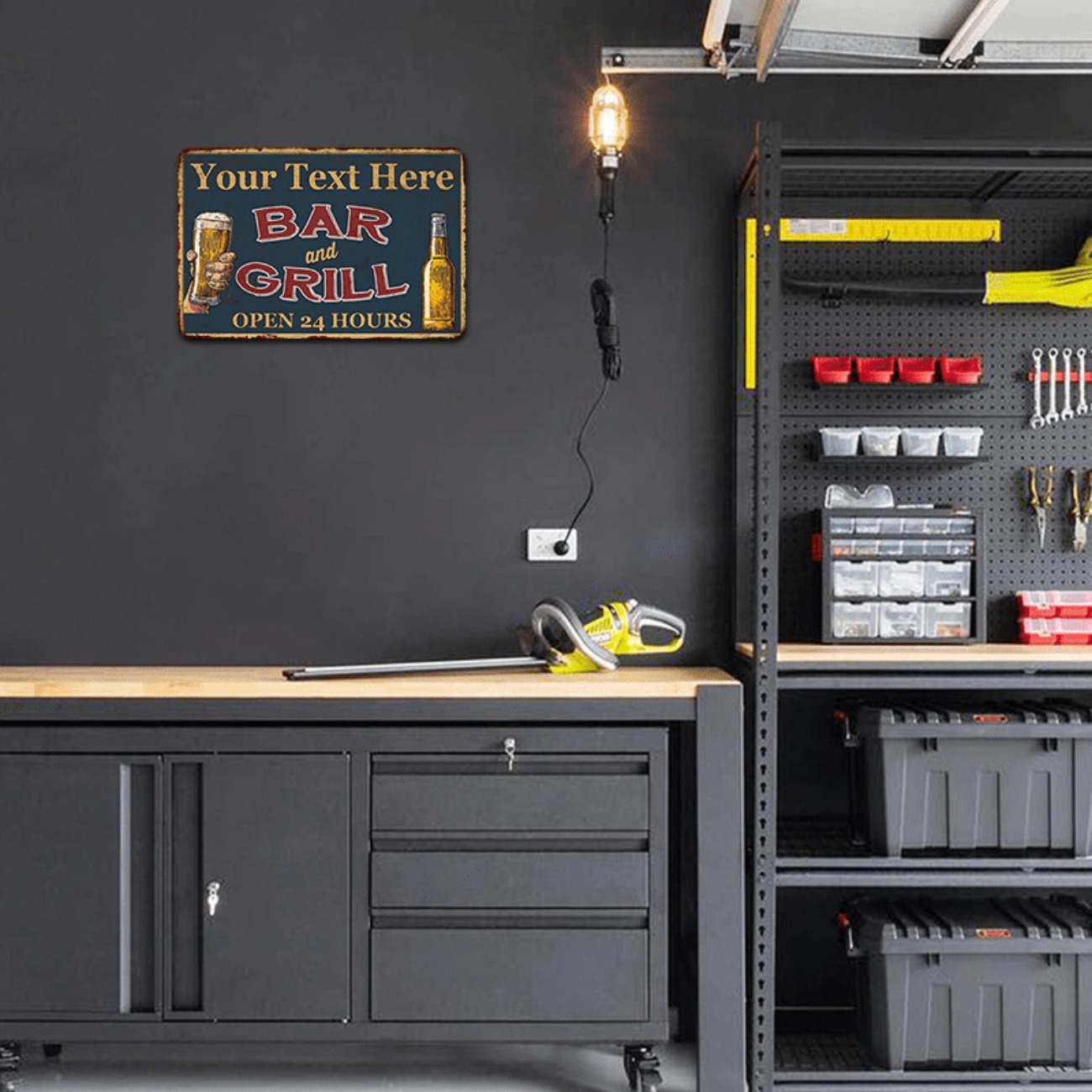 Customizable Bar & Grill Alumi - Home Bar Signs のレビューと価格