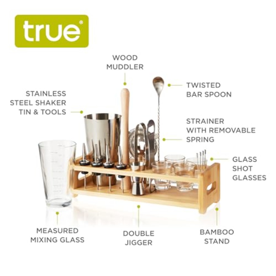 20-Piece Cocktail Shaker Bar S - Boston Shaker Set のレビューと価格