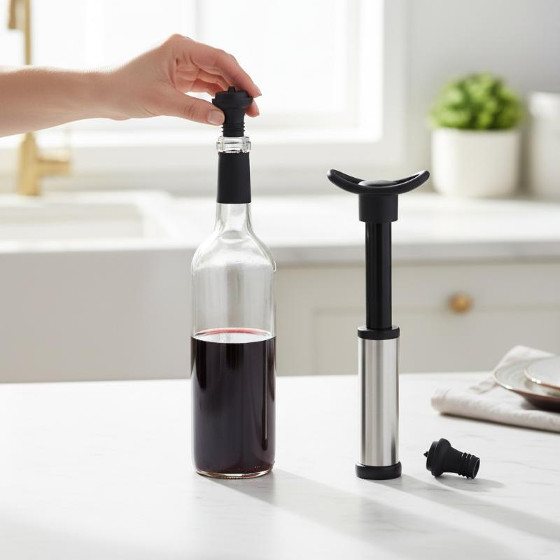 【L】Vacuum Pump Preserver Wine  - Wine Preservation Pump のレビューと価格