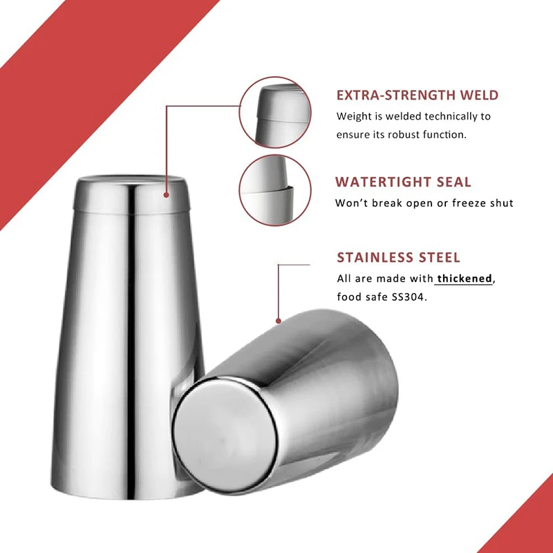 18oz & 28oz Cocktail Shaker Se - Boston Shaker Set のレビューと価格