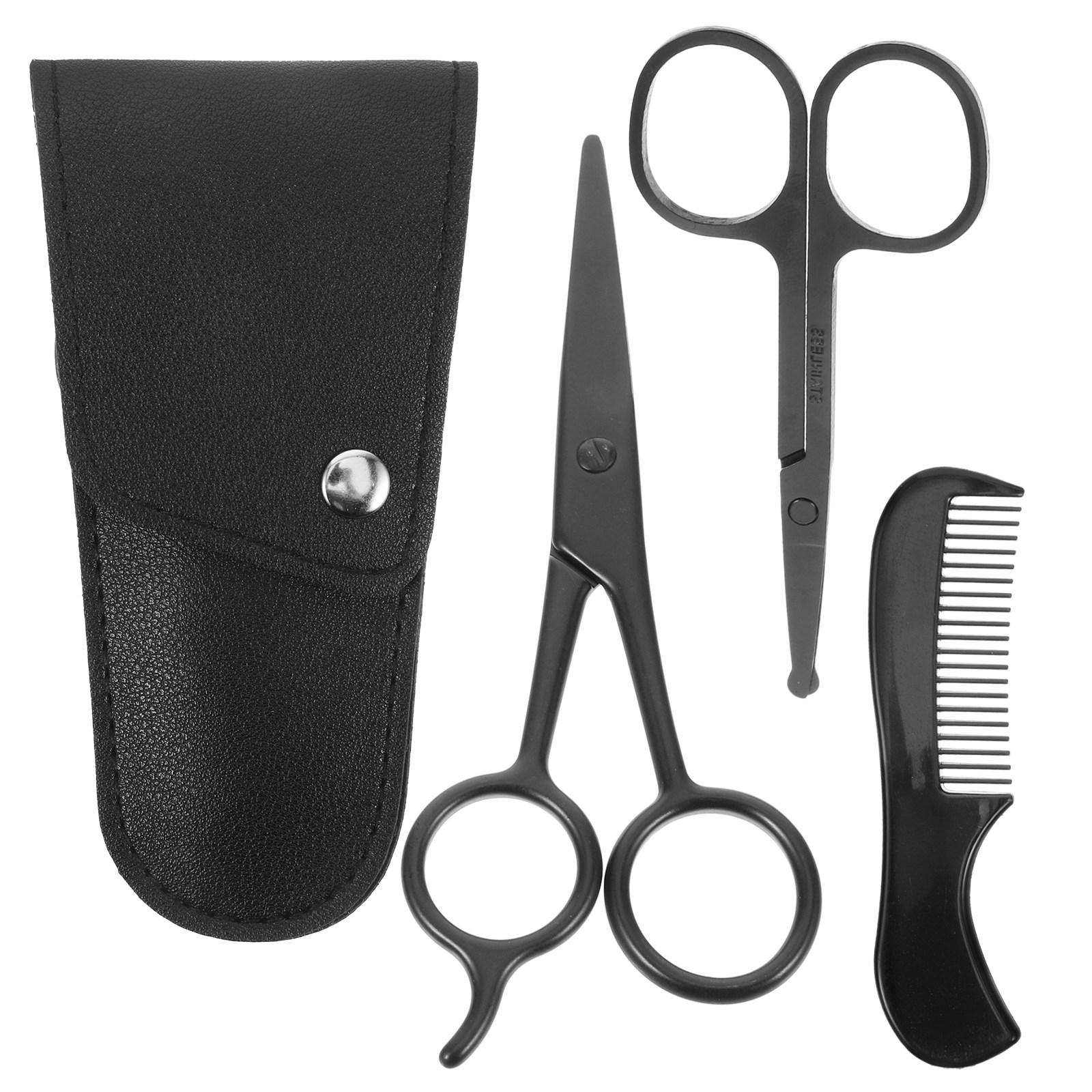 1Set Beard Shears Kit Stainles - Home Barber のレビューと価格