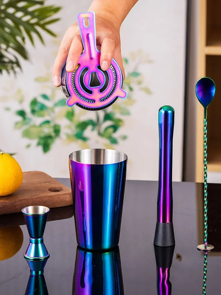 5/7pcs Rainbow Cocktail Shaker - Boston Shaker Set のレビューと価格