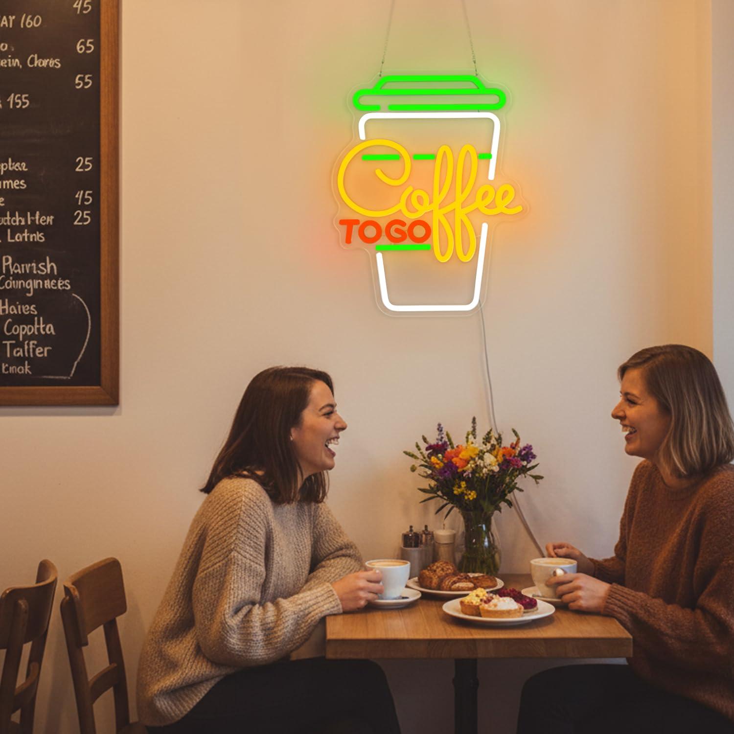 Coffee Neon Sign USB Dimmable  - Home Bar Signs のレビューと価格