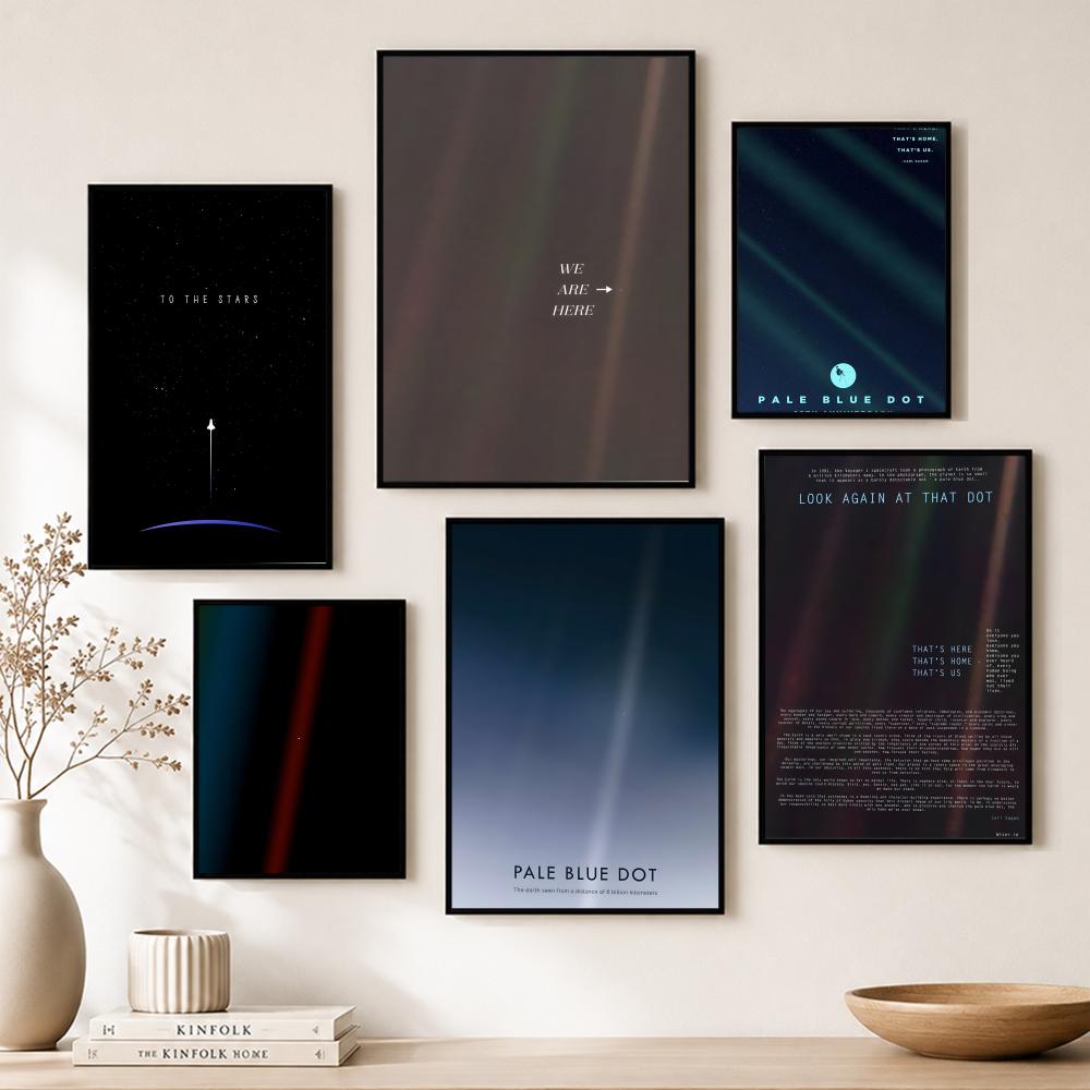 Cosmic Pale Blue Dot Poster Pa - Home Bar And Theater のレビューと価格