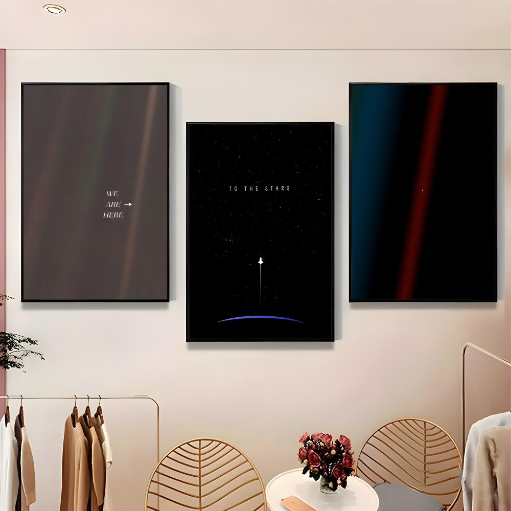 Cosmic Pale Blue Dot Poster Pa - Home Bar And Theater のレビューと価格