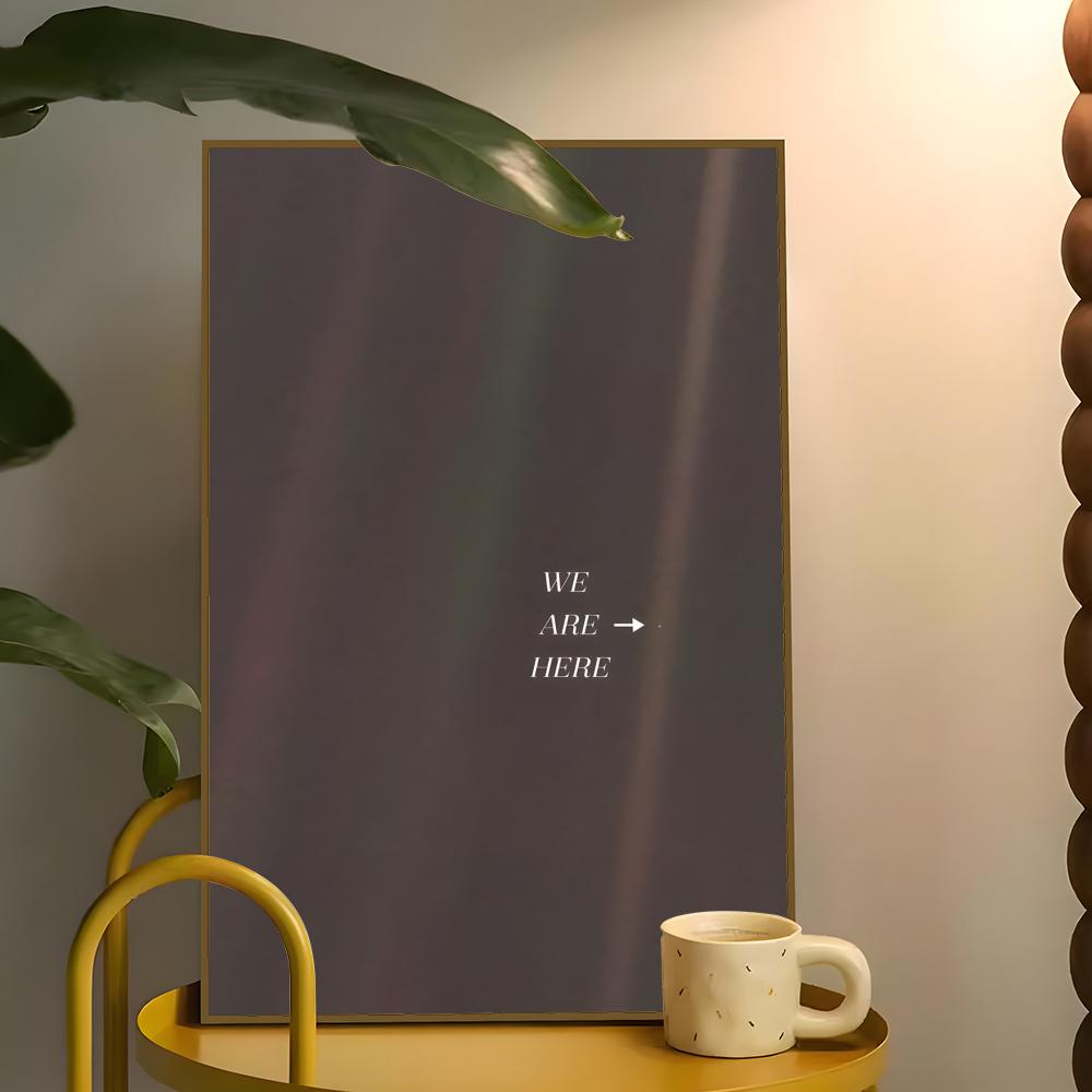 Cosmic Pale Blue Dot Poster Pa - Home Bar And Theater のレビューと価格