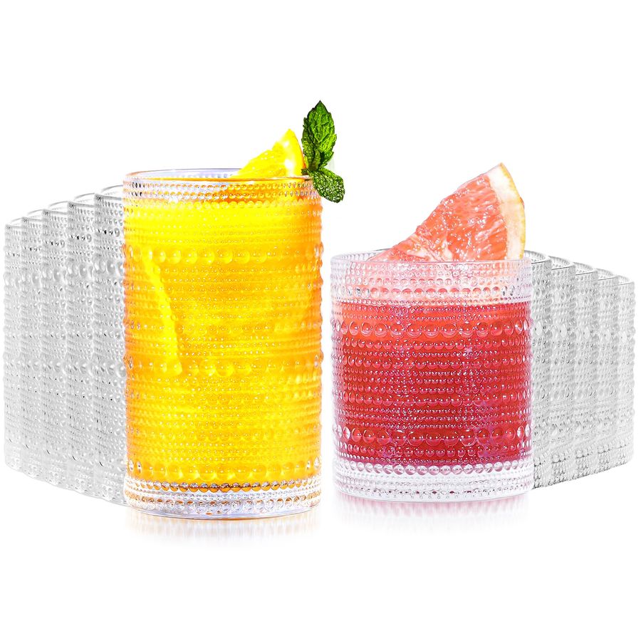 Vintage Hobnail Drinking Glass - Old Fashioned Glass のレビューと価格