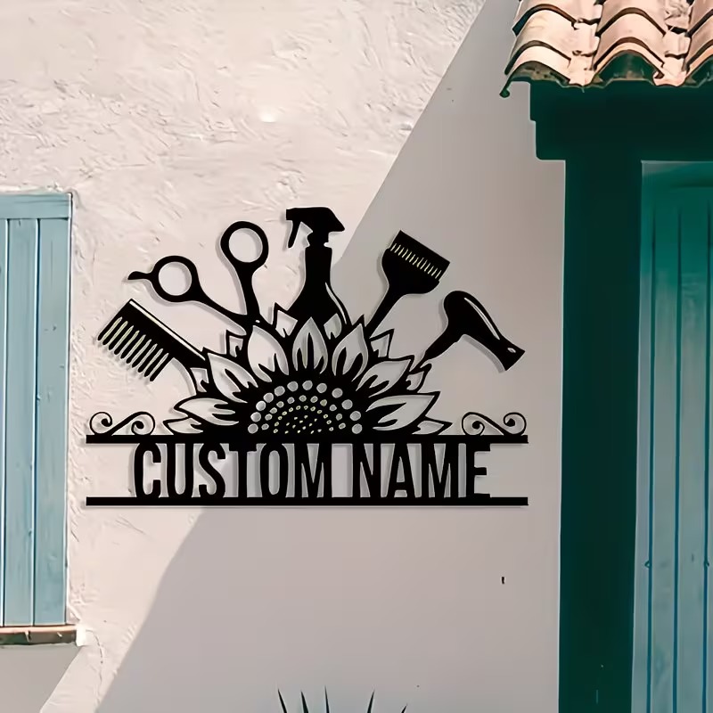Custom Hair Stylist metal Name - Home Barber のレビューと価格
