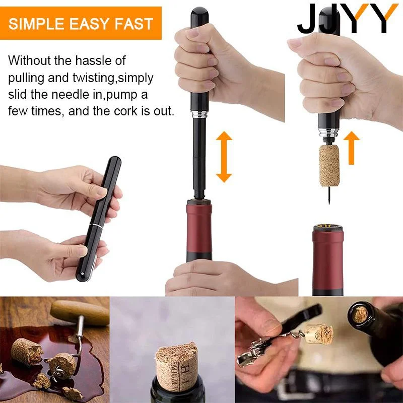 Air Pump Wine Bottle Opener St - Wine Preservation Pump のレビューと価格