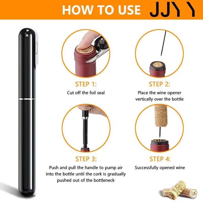 Air Pump Wine Bottle Opener St - Wine Preservation Pump のレビューと価格