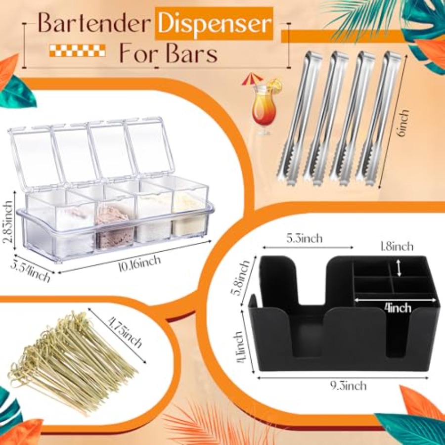 15 Pcs Bar Caddy Accessories 3 - Speed Pourer Cap のレビューと価格