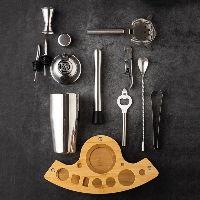 11pcs Stainless Steel Bartende - Boston Shaker Set のレビューと価格