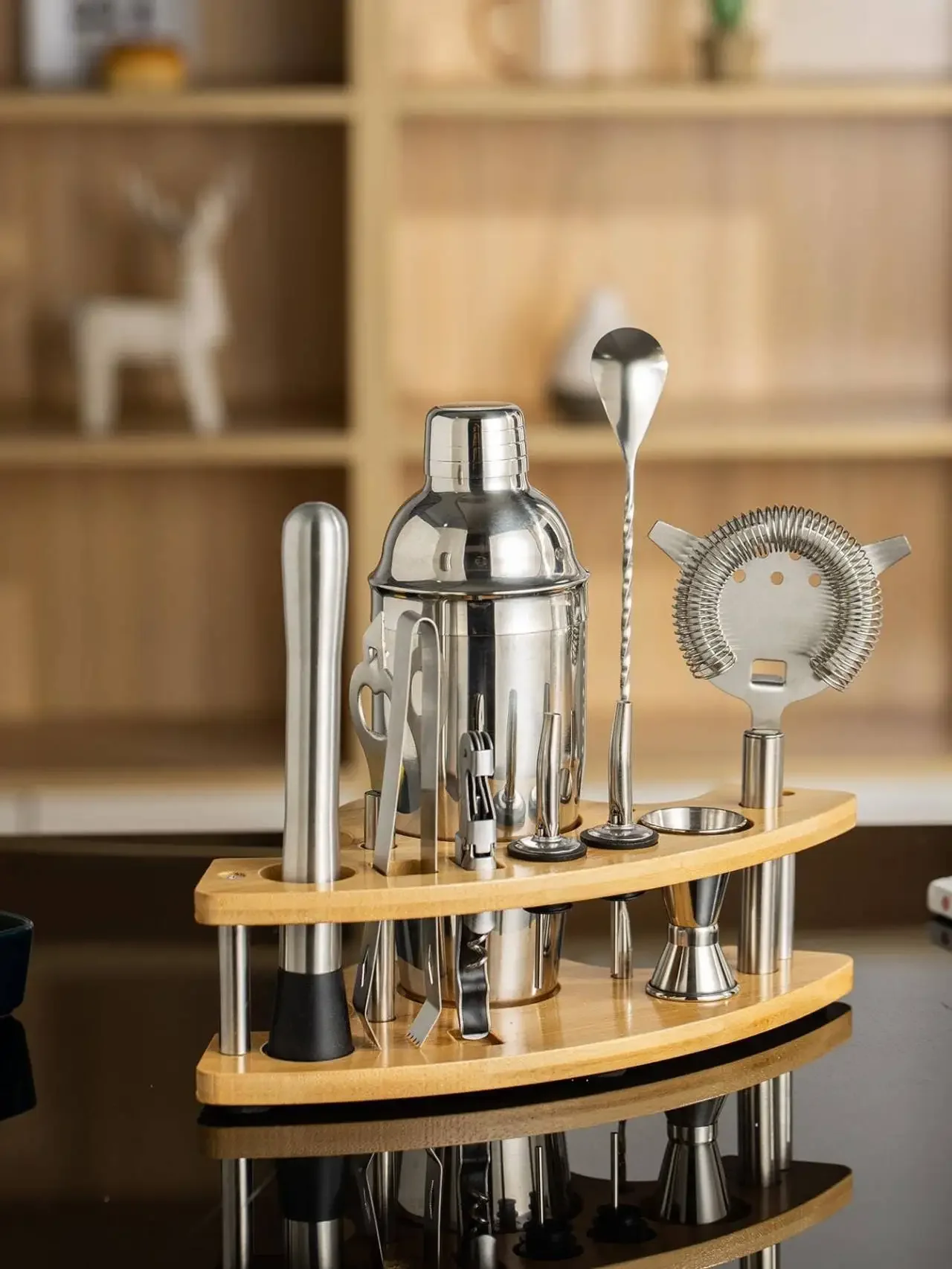 11pcs Stainless Steel Bartende - Boston Shaker Set のレビューと価格