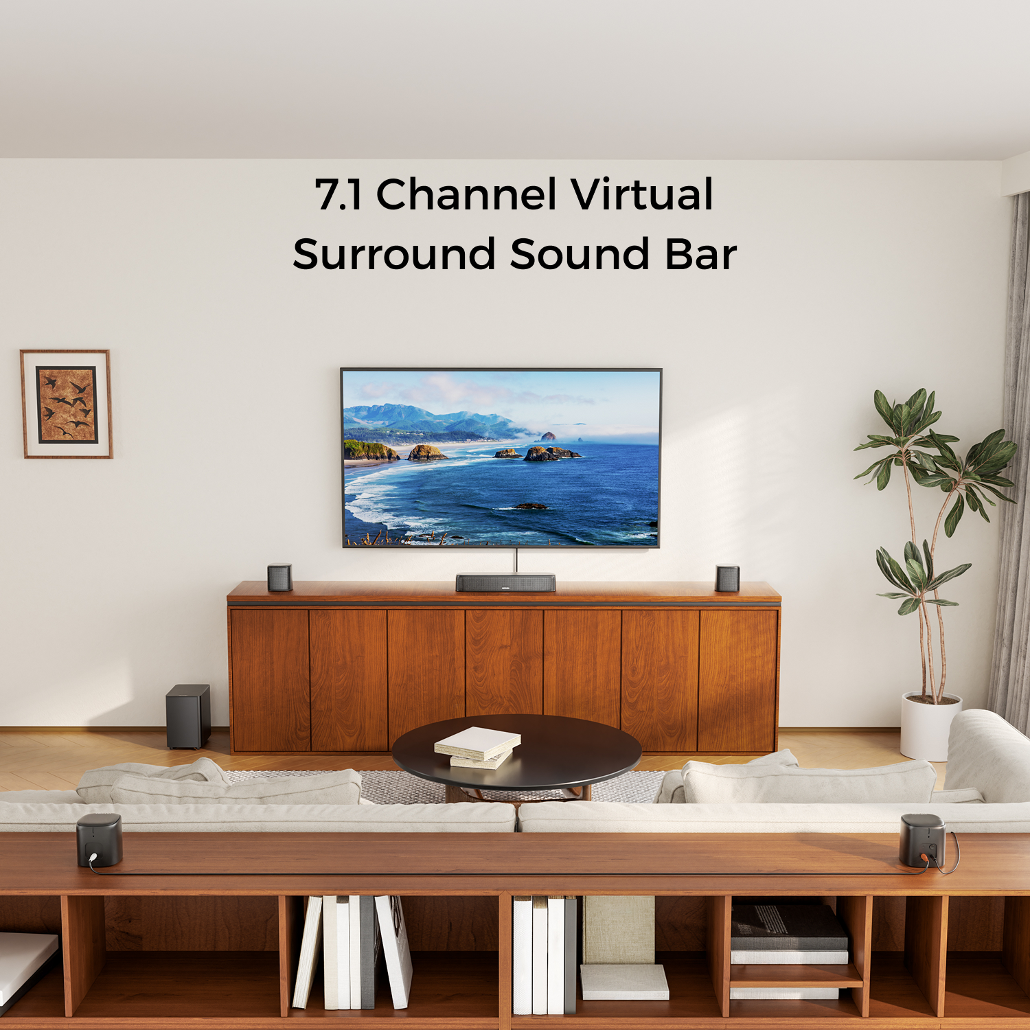 ULTIMEA 7.1 Channel Sound Bar  - Home Bar And Theater のレビューと価格
