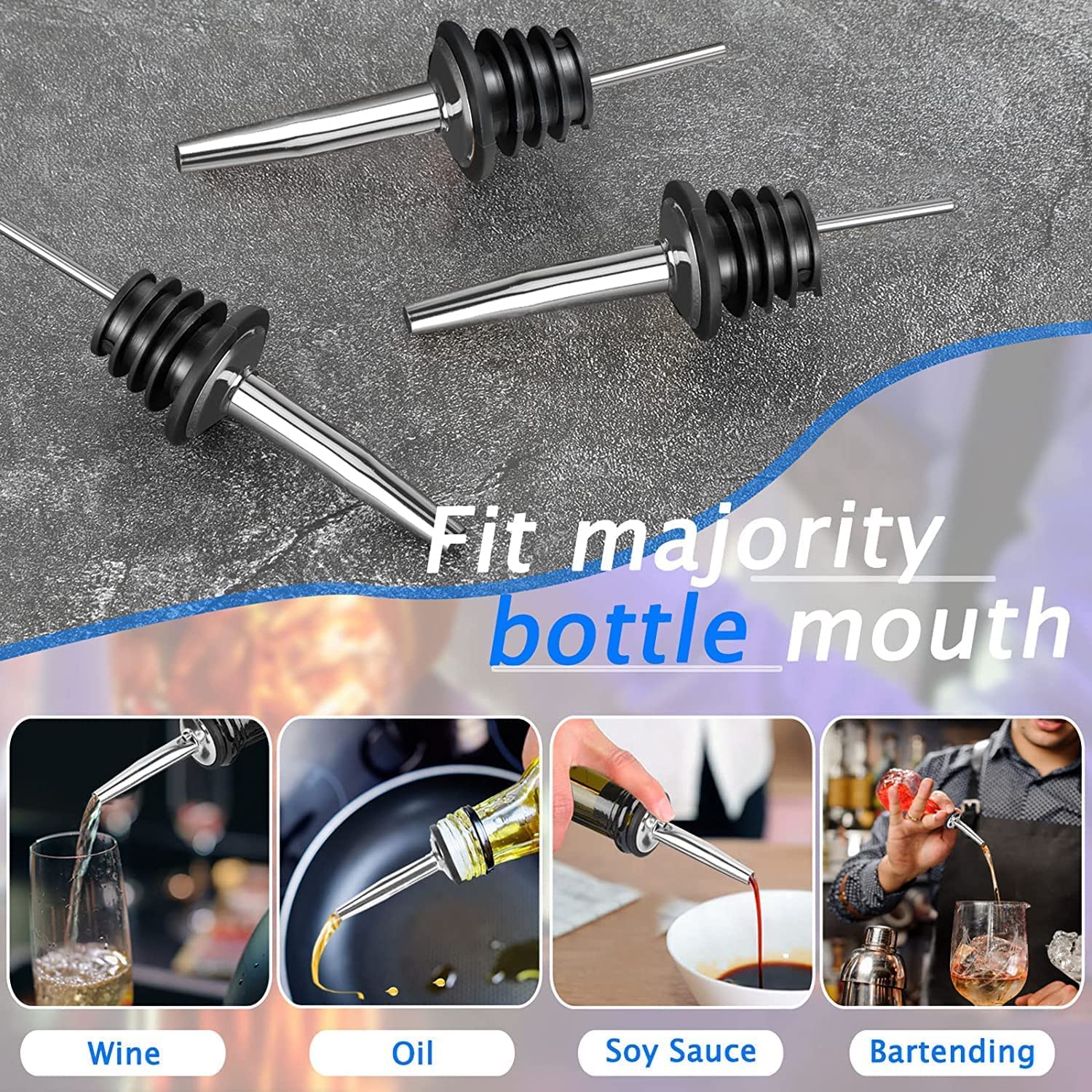 Liquor Pour Spout, Pour Spouts - Speed Pourer Cap のレビューと価格