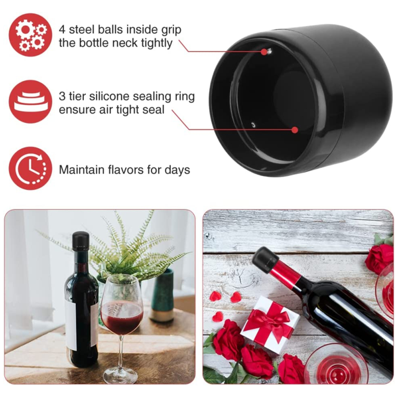 New 2PCS Vacuum Red Wine Bottl - Wine Preservation Pump のレビューと価格