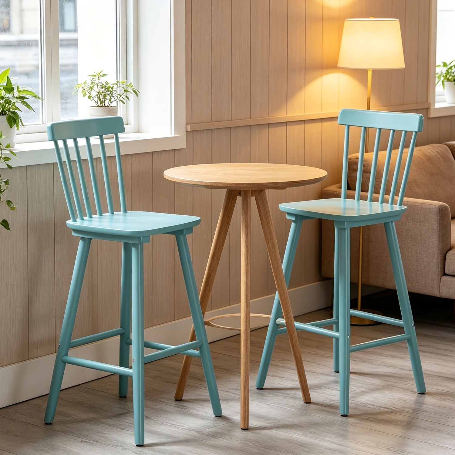 Bar Stools Set of 2, 26 Inch C - Home Bar And Counter のレビューと価格