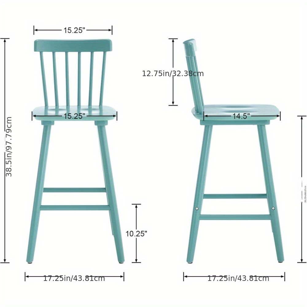 Bar Stools Set of 2, 26 Inch C - Home Bar And Counter のレビューと価格