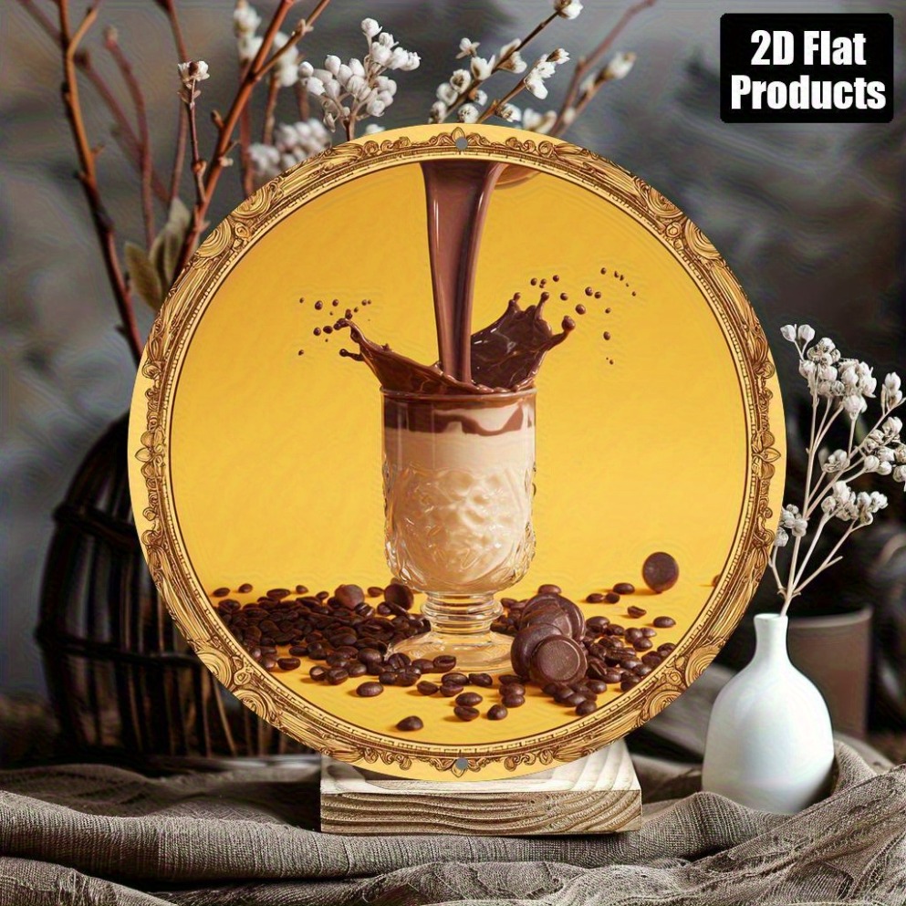 Vintage Coffee Bean Metal Sign - Home Bar And Coffee のレビューと価格