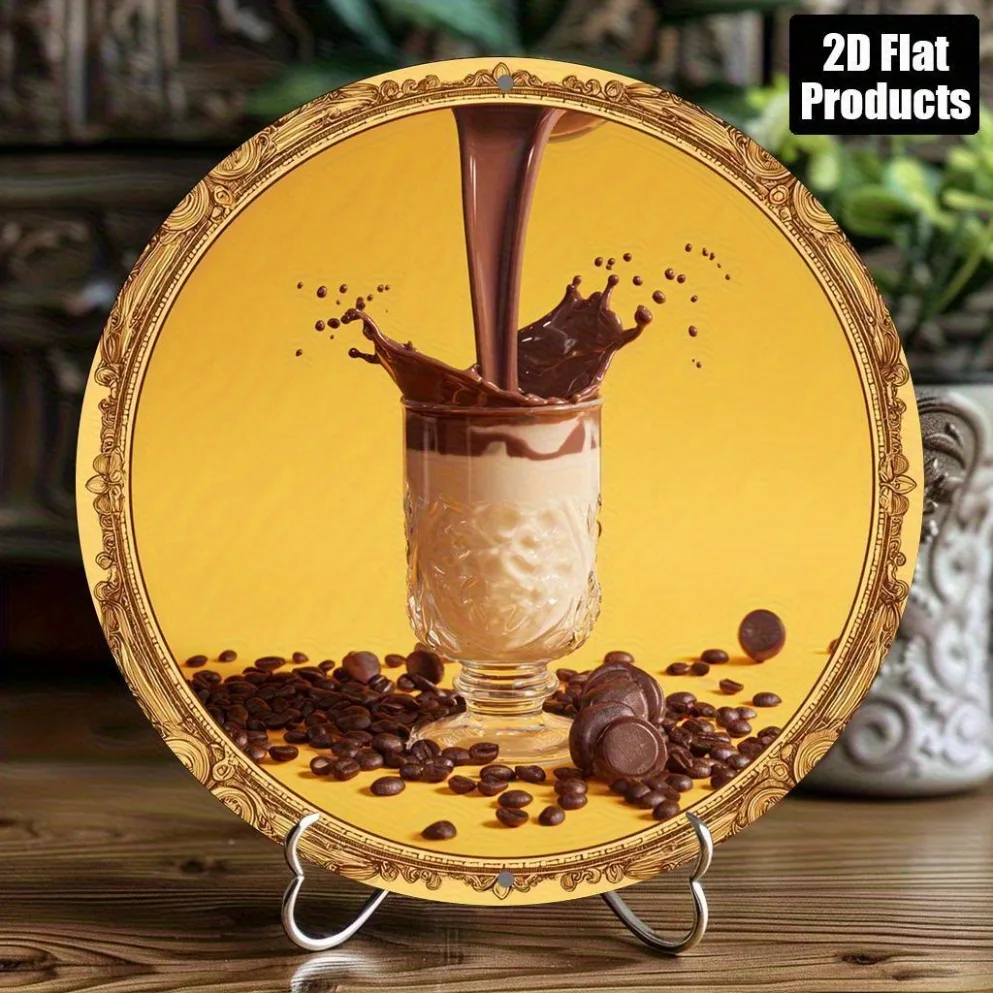 Vintage Coffee Bean Metal Sign - Home Bar And Coffee のレビューと価格
