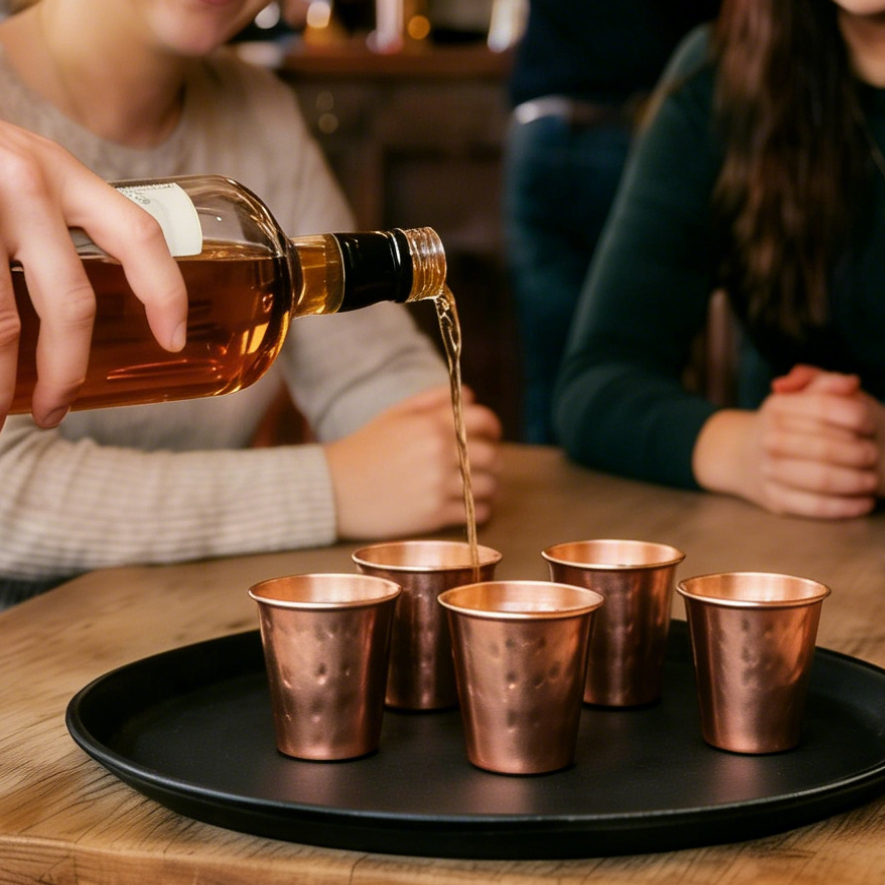 6cs 8Pcs New 100% Copper Cups  - Mule Copper Mug のレビューと価格