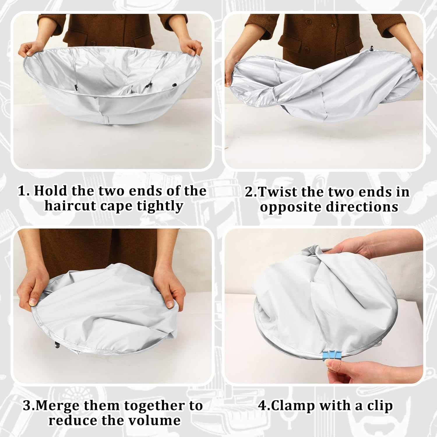Hair Cutting Cape for All Ages - Home Barber のレビューと価格