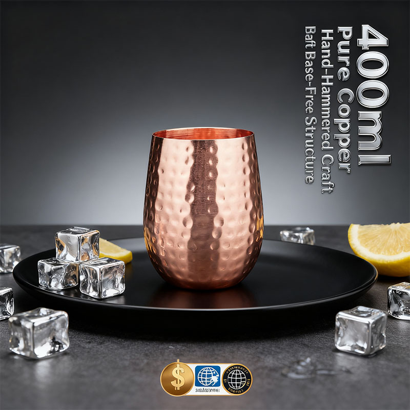 100% Copper Moscow Mule Mug Du - Mule Copper Mug のレビューと価格