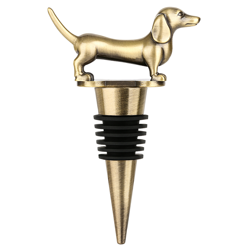Wine Bottle Stopper Dachshund  - Wine Preservation Pump のレビューと価格