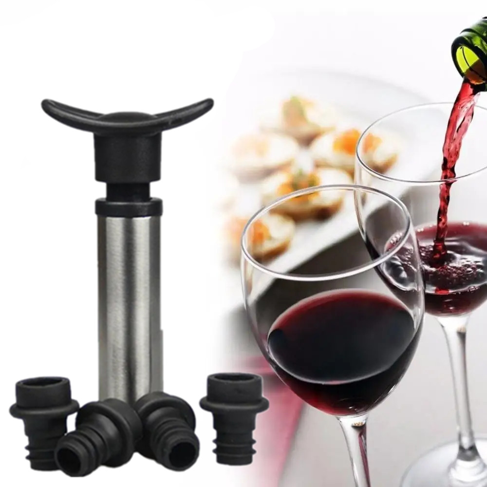 Wine Stopper with Vacuum Wine  - Wine Preservation Pump のレビューと価格