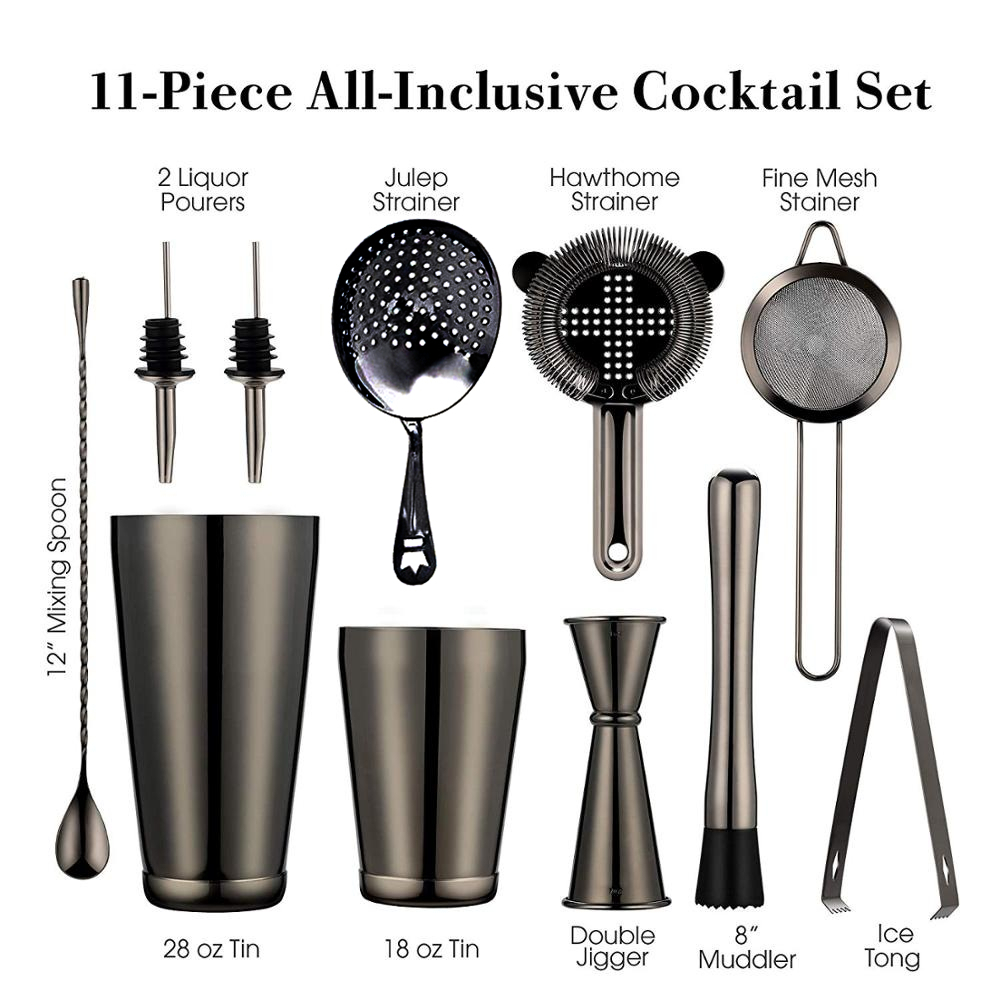 Cocktail Shaker Bar Set: 2 Wei - Boston Shaker Set のレビューと価格