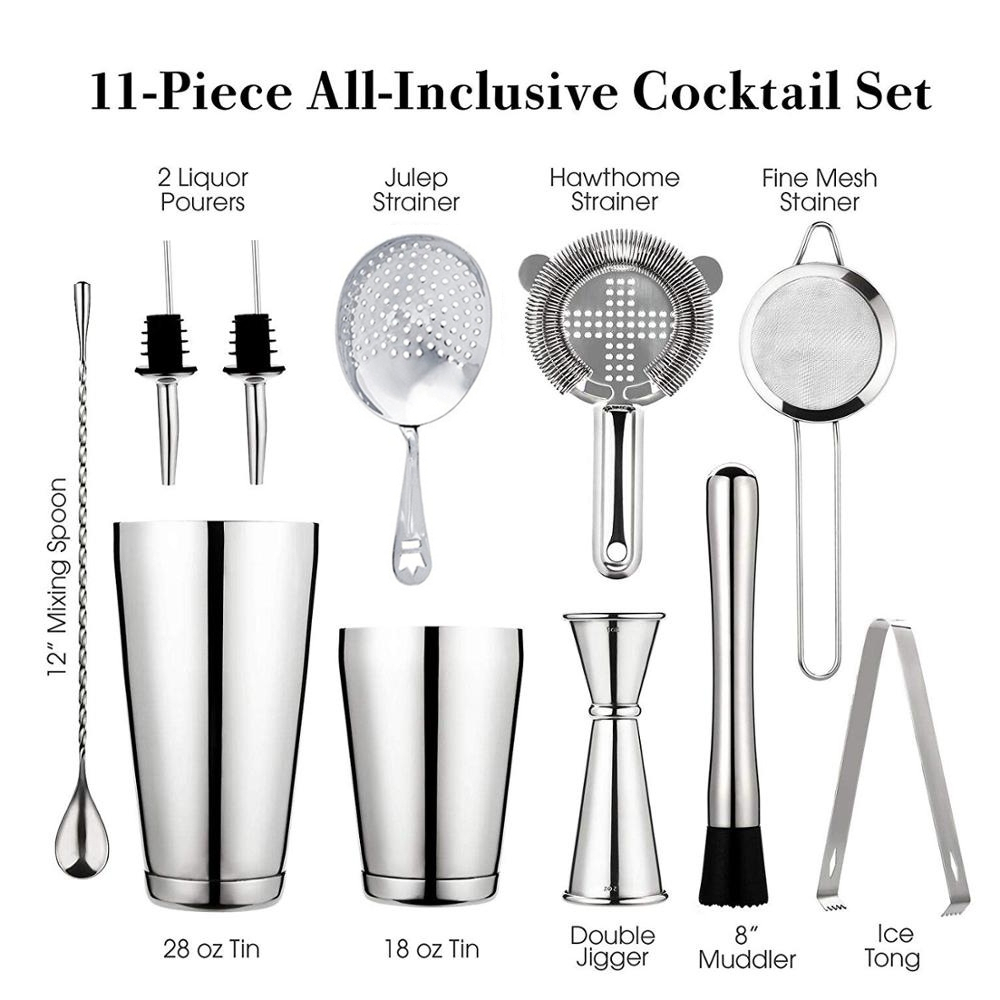 Cocktail Shaker Bar Set: 2 Wei - Boston Shaker Set のレビューと価格