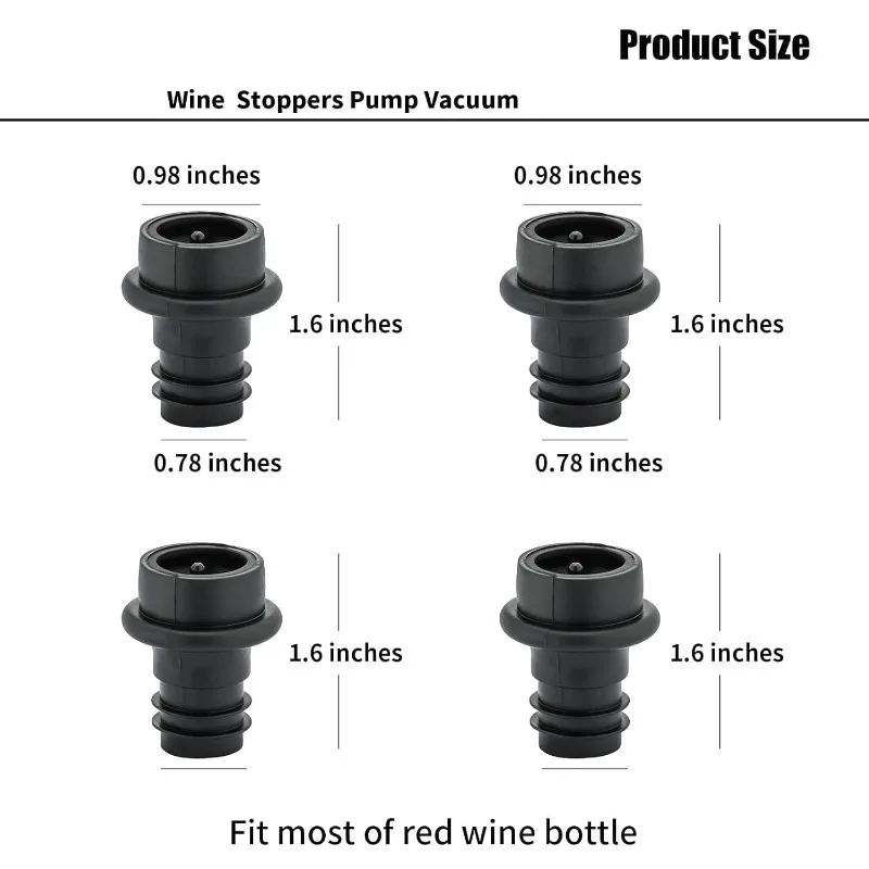 Wine Saver Vacuum Stoppers,Vac - Speed Pourer Cap のレビューと価格