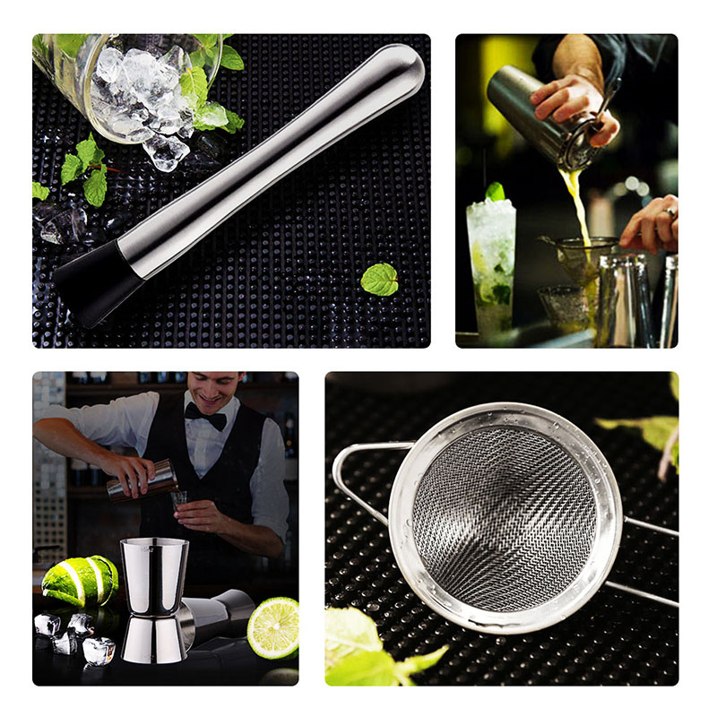 13Pcs/Set Stainless Steel Cock - Boston Shaker Set のレビューと価格