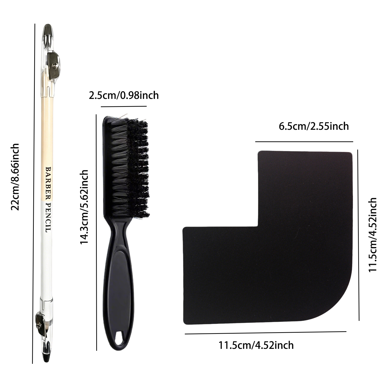 3Pcs Double-sided Barber Beard - Home Barber のレビューと価格