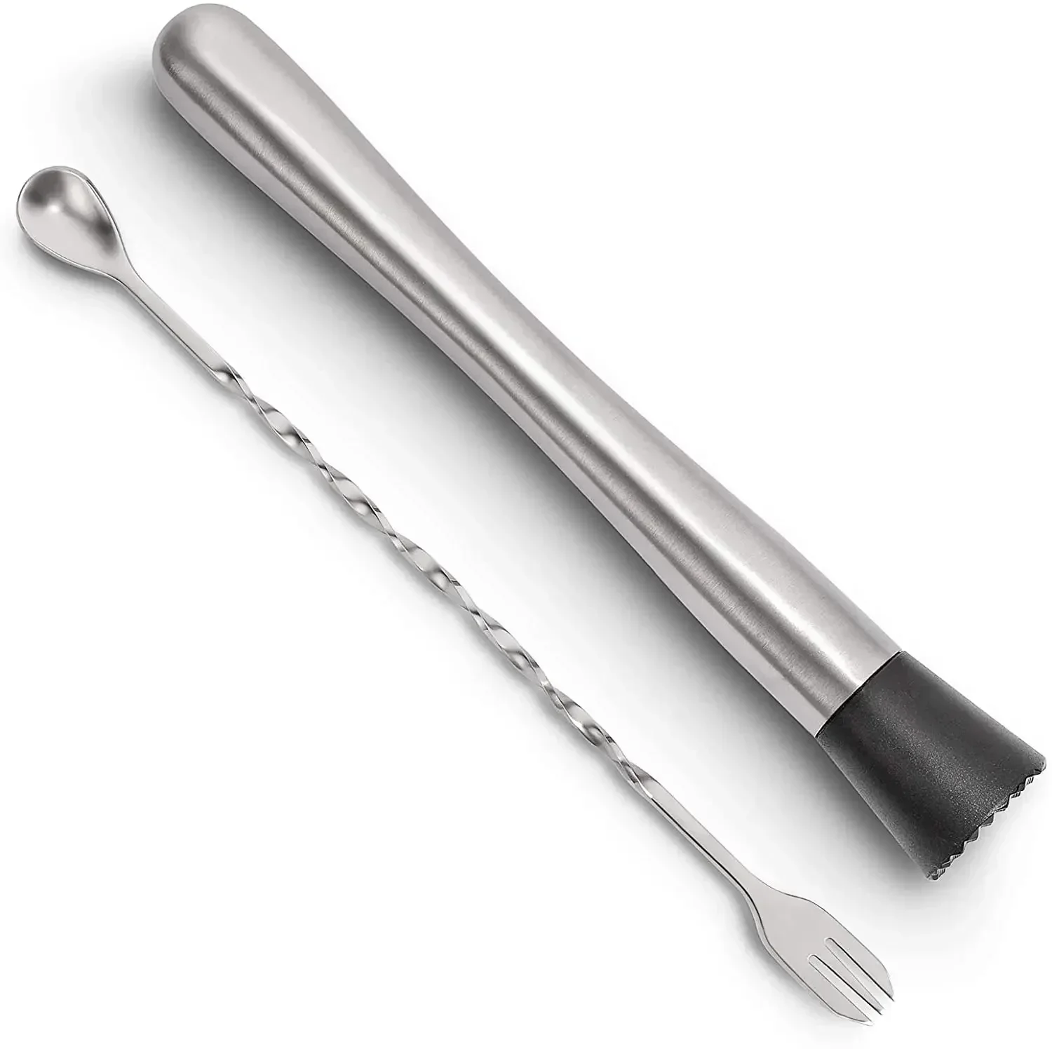 Stainless Steel Cocktail Muddl - Bitters Bottle Set のレビューと価格