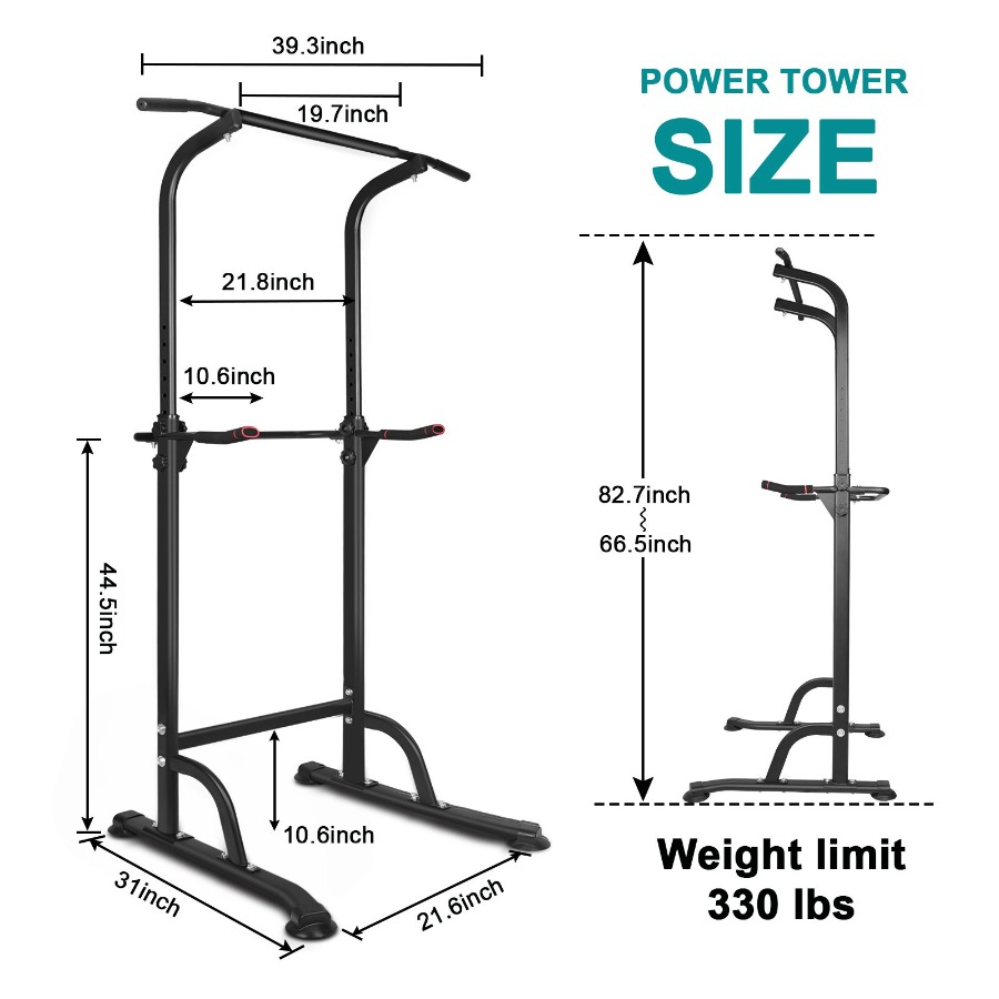 Power Tower Workout Dip Statio - Home Bar And Gym のレビューと価格