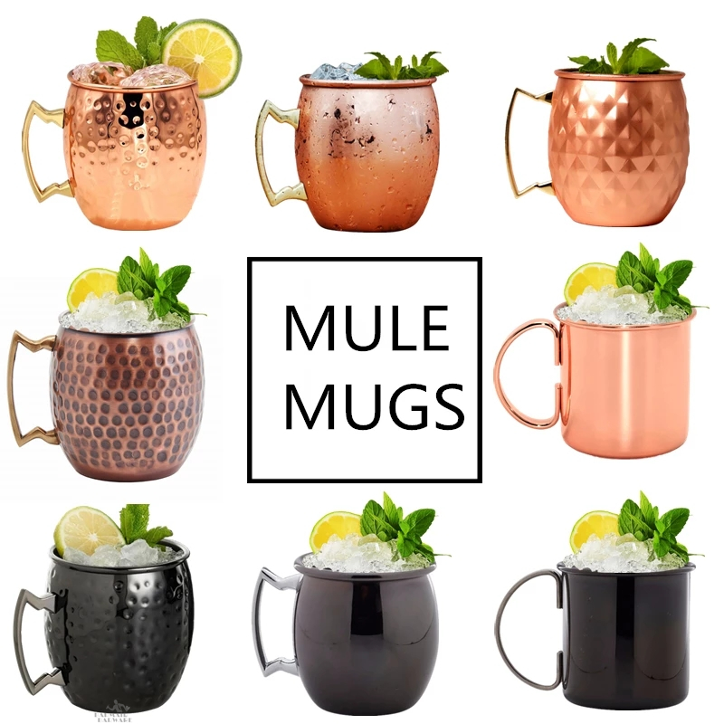 1pcs 550ml Moscow Mule Copper  - Mule Copper Mug のレビューと価格