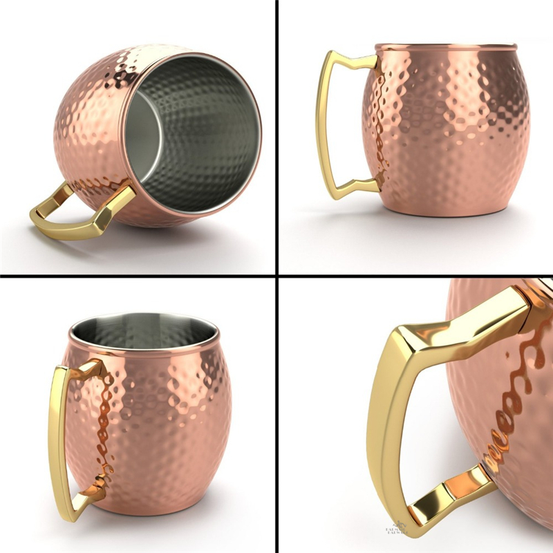 1pcs 550ml Moscow Mule Copper  - Mule Copper Mug のレビューと価格