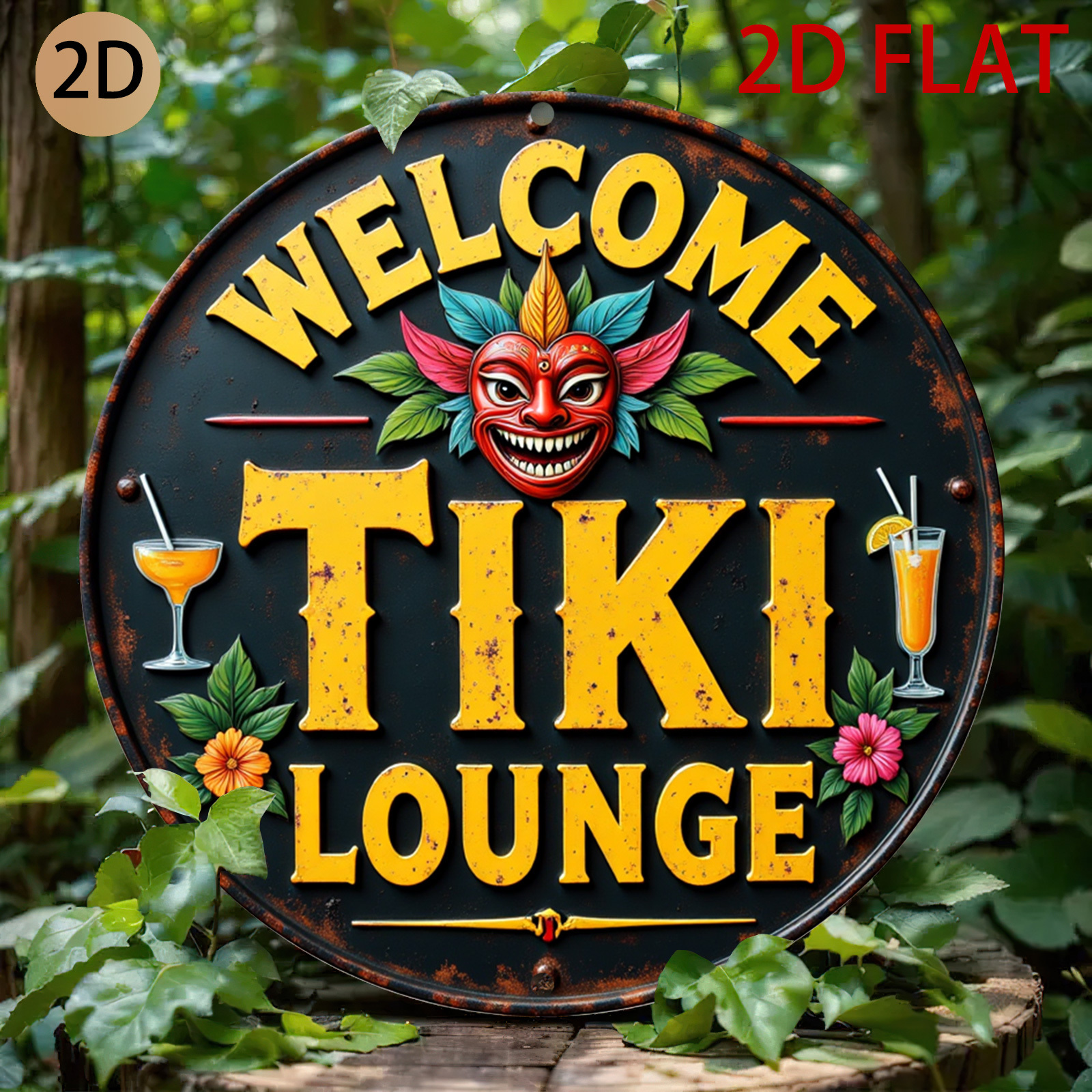 Retro Tiki Lounge Sign - Tropi - Home Bar Lounge のレビューと価格