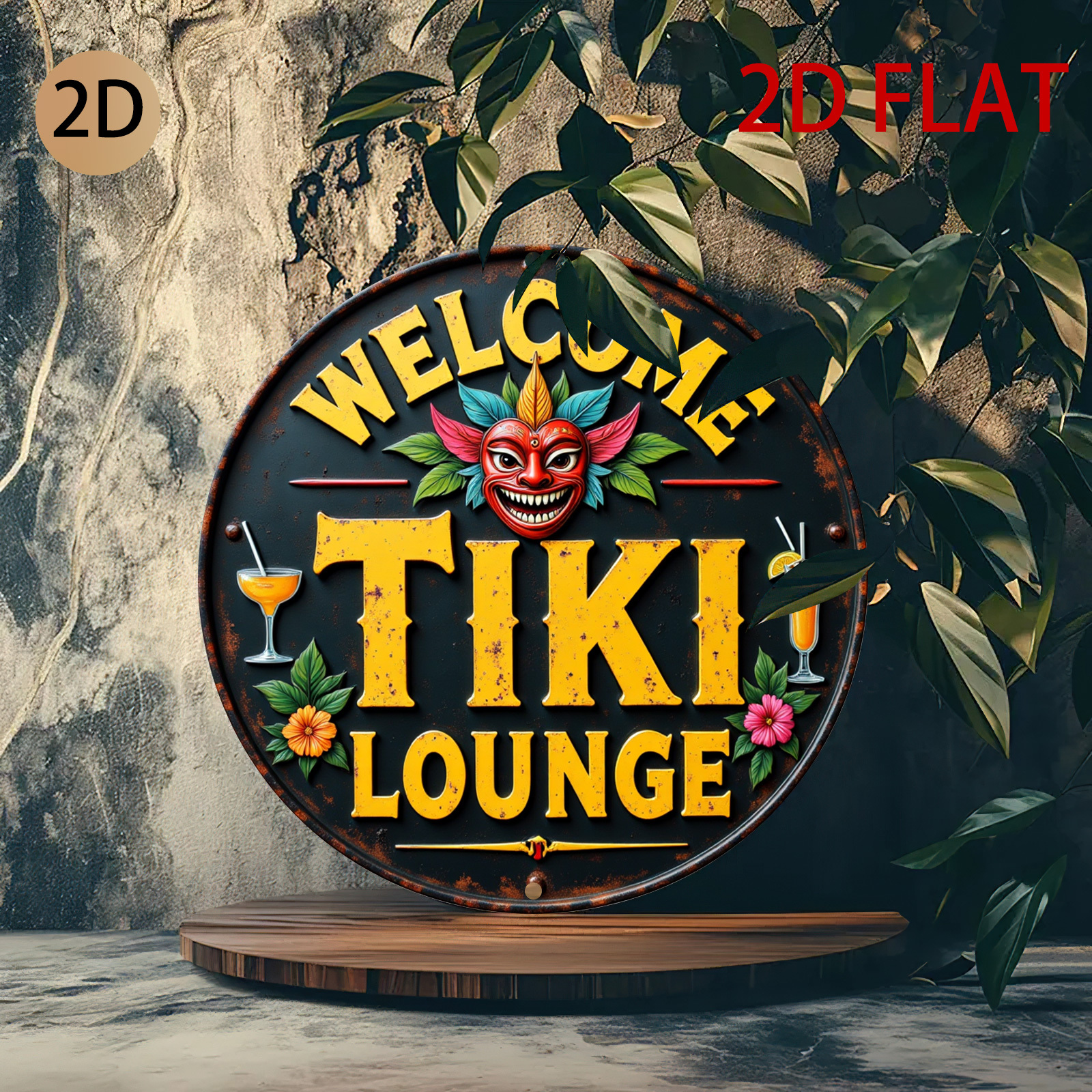 Retro Tiki Lounge Sign - Tropi - Home Bar Lounge のレビューと価格