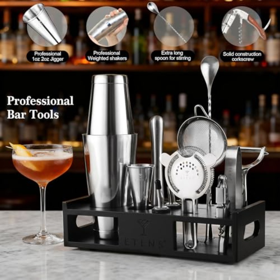 Cocktail Shaker Set Drink Mixe - Boston Shaker Set のレビューと価格