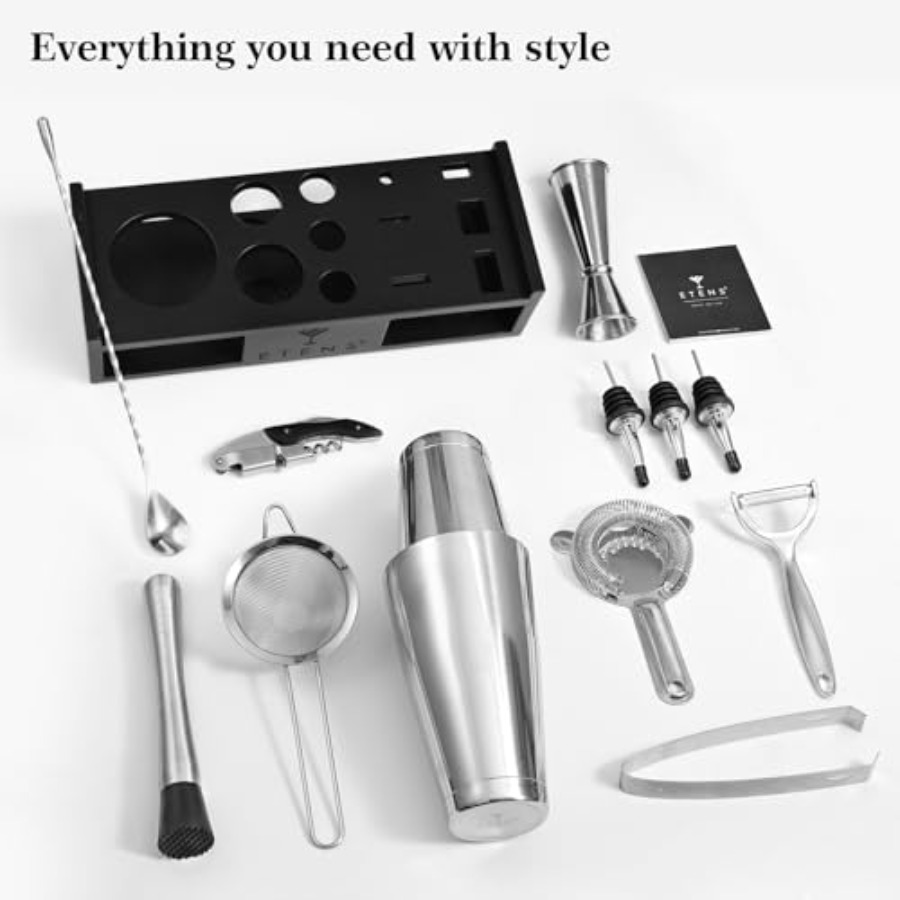 Cocktail Shaker Set Drink Mixe - Boston Shaker Set のレビューと価格