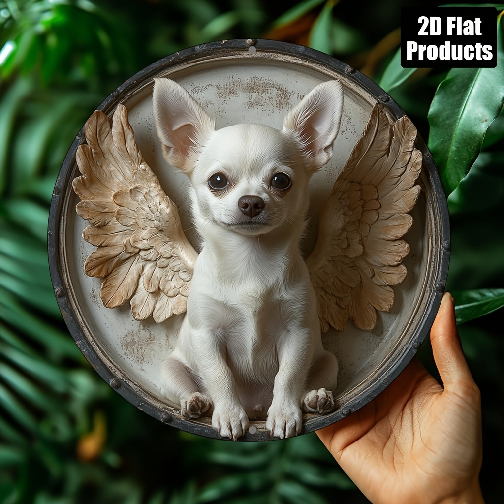 2D Flat, 1pc, Chihuahua Theme, - Home Bar And Kitchen のレビューと価格