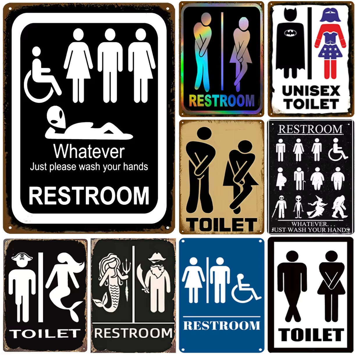 Metal Tin Signs Warning No Smo - Home Bar Signs のレビューと価格